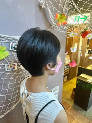 ショート 朝楽美髪✨推奨 ◎店長◎Keitaのヘアスタイル