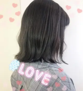 ミディアム カラー 新宿駅近♡個室 ♡関口三都季🌜のヘアスタイル