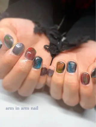 ネイル arm in arm ︎✿Yamamotoのマツエク・マツパデザイン