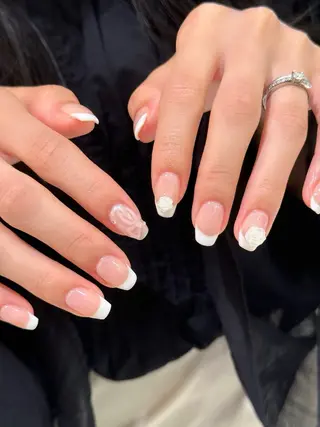 ネイル なぽ ❤︎長さだし / 韓国nailのネイルデザイン