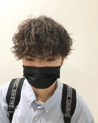 パーマ ヘアアレンジ メンズ メンズ特化✂️栗原 侑也のヘアスタイル