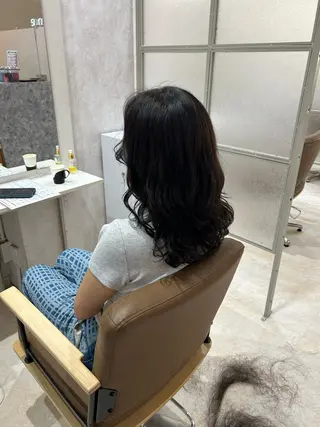 ミディアム カラー 💙まこと💙艶 カラー(Rico)のヘアスタイル
