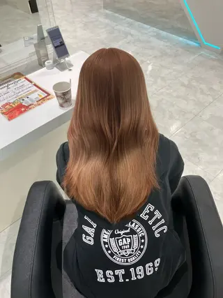 ロング カラー ヘアアレンジ 💓色落ちまで綺麗な 垢抜けカラー💓のヘアスタイル