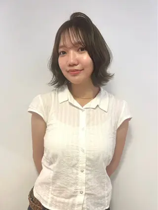 ショート 透明感カラー/韓国風 /moa🎀のヘアスタイル