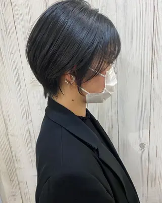 ショート カラー 夜23時まで予約🉑 reverieあきらのヘアスタイル