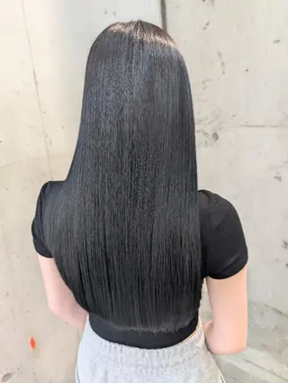 ロング 髪質改善.縮毛矯正 ×韓国ヘアyukiのヘアスタイル