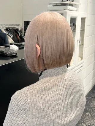 セミロング カラー HARU//原宿🤍 リピート率NO.1のヘアスタイル
