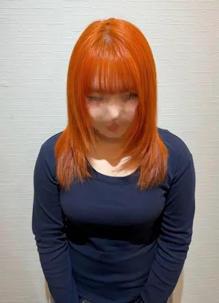 ミディアム カラー AYANE／ 艶カラー🌟のヘアスタイル