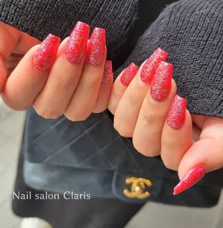 ロング ネイル Nailsalon Clarisのネイルデザイン