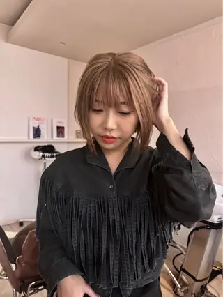 カラー kai🐇透明感 カラー/レイヤーのヘアスタイル