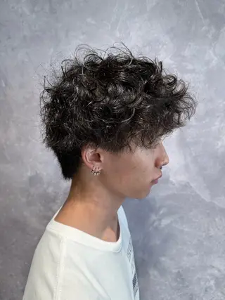 パーマ メンズ Mika/ SOiL岡崎/モデルのヘアスタイル