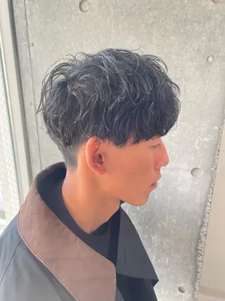 パーマ メンズ メンズモテパーマ💙 fuwaのヘアスタイル