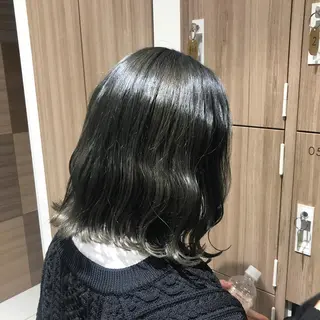 ミディアム カラー ヘアセット/メンズ パーマChihoのヘアスタイル