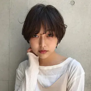 ショート レイヤー/大人ボブ| ワタナベ リョウカのヘアスタイル