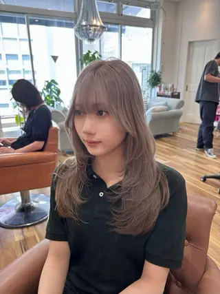 ロング カラー &.越冨 レイヤー/ 顔周り特化/髪質改善のヘアスタイル