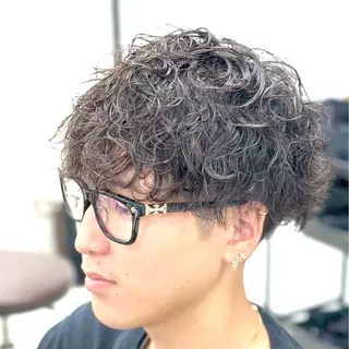 パーマ メンズ 🎩刈り上げ特化🎩 渡邉太耀のヘアスタイル