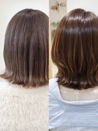 ミディアム 前髪・顔周りカット☆ あらいみゆのヘアスタイル