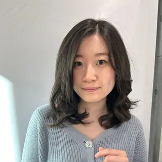ミディアム パーマ ❇️安達 優心❇️ レイヤー/艶髪特化のヘアスタイル