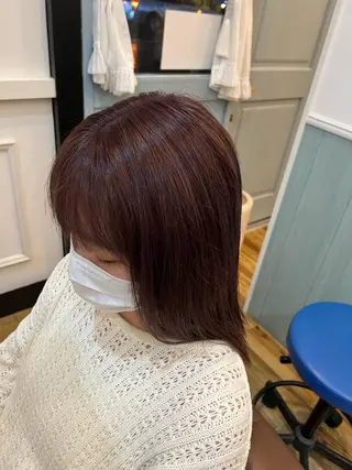 ミディアム カラー 🐰ハイトーンカラー 畠山　渡🐰のヘアスタイル