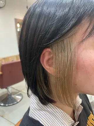 ショート カラー Wカラーレイヤーカ ット⚡️CHIAKIのヘアスタイル