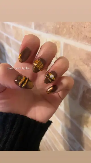 ネイル ネイルルームリッカ 𝐦𝐚𝐲𝐮のネイルデザイン