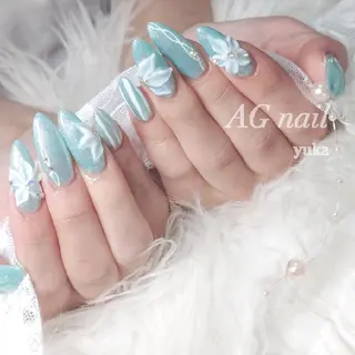 ネイル AGnail 富永  /ちゅるん韓国ネイルのネイルデザイン