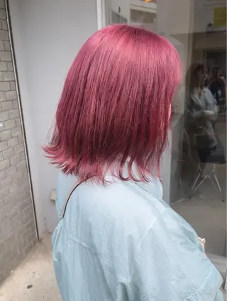 ショート カラー FERIA あべの yumeho🍭のヘアスタイル