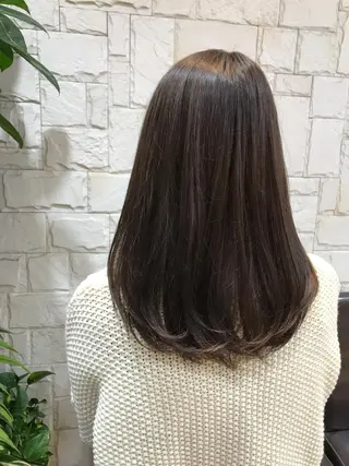 ミディアム 髪質改善 艶髪🔵フセナオヤのヘアスタイル