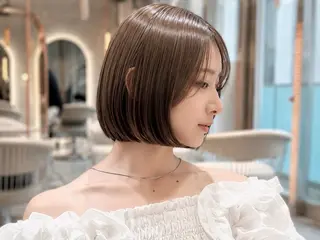 ショート カラー パーマ 🦋韓国風レイヤー/ 艶髪矯正🦋凛太郎のヘアスタイル