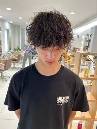 パーマ メンズ 🫧透明感カラー/ 黒木彩未🫧のヘアスタイル