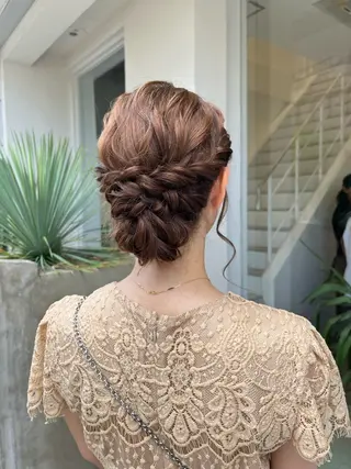 ロング ヘアアレンジ Emma ecole /栄/RIOのヘアスタイル