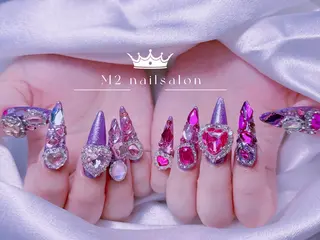 ネイル 長さだし専門店 M2　rikaのネイルデザイン