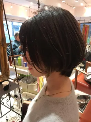 ショート ご新規様限定 透明感カラーKANAのヘアスタイル