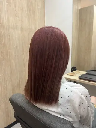 セミロング カラー TELA HAIR 店長 塩田のヘアスタイル