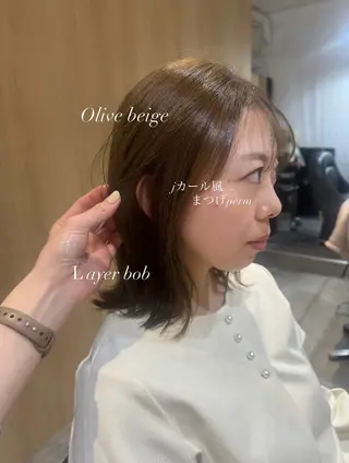 マツエク・マツパ 艶カラー 🩵NATSUKIのヘアスタイル