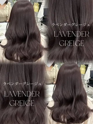 ロング カラー 透明感カラー 古山 結季🌙🖤のヘアスタイル