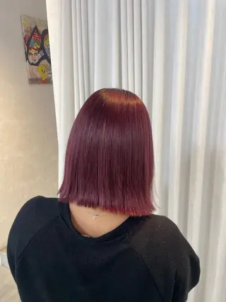 カラー Mii. 内田萌々のヘアスタイル