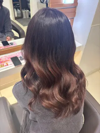 ロング カラー 💎【ちゅるんカラ ー】あいみ💎のヘアスタイル