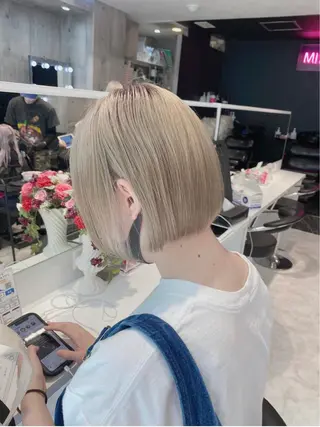ミディアム カラー ハイトーン特化💍 NØRN💍韓国のヘアスタイル