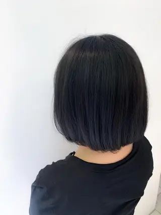 ショート カラー 地毛風ストレート/ 髪質改善/榎本流行のヘアスタイル