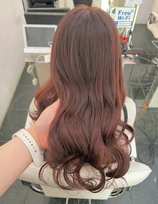 カラー ガーリー×韓国🎀 ⟡.·天野結良⟡.·のヘアスタイル