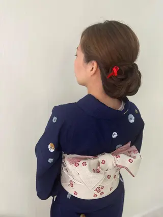 セミロング ヘアアレンジ YAMANO 浴衣着付、ヘアセットのその他イメージ