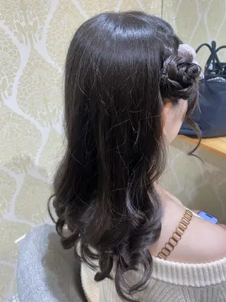 ヘアアレンジ ヘアセット天神駅直結 jrメンバーairaのヘアスタイル