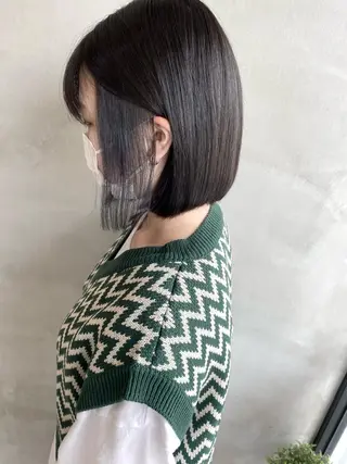 ショート カラー ヘアアレンジ ネイル マツエク・マツパ 夜23時まで予約🉑 reverieあきらのヘアスタイル