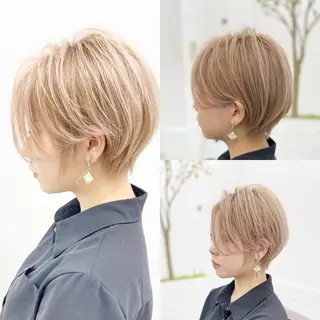 ショート カラー ショート特化 💐川崎希💐のヘアスタイル