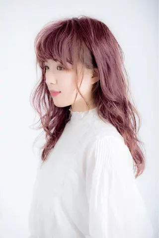 セミロング カラー インナーエクステ渋谷 🦋KAJIのヘアスタイル