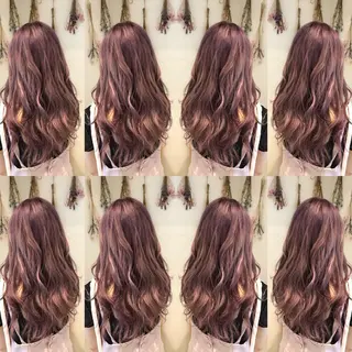 ロング カラー ヘアアレンジ 白髪ぼかしハイライト 茗荷谷駅徒歩2分のヘアスタイル