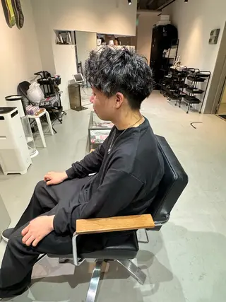 ショート パーマ メンズ Mizuki Yajimaのヘアスタイル