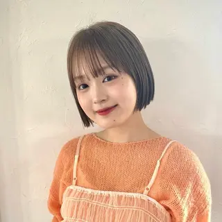 ショート カラー トレンドヘア/ 透明感カラー/アヤノのヘアスタイル