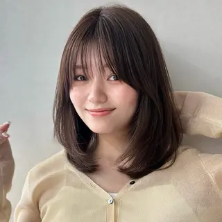 ミディアム ⚪️ミディアム×ハイ トーンCOA佐藤壮真のヘアスタイル